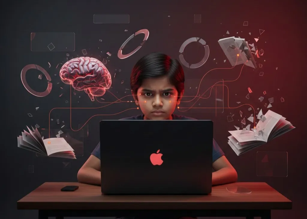 Children with Screens and Pressure