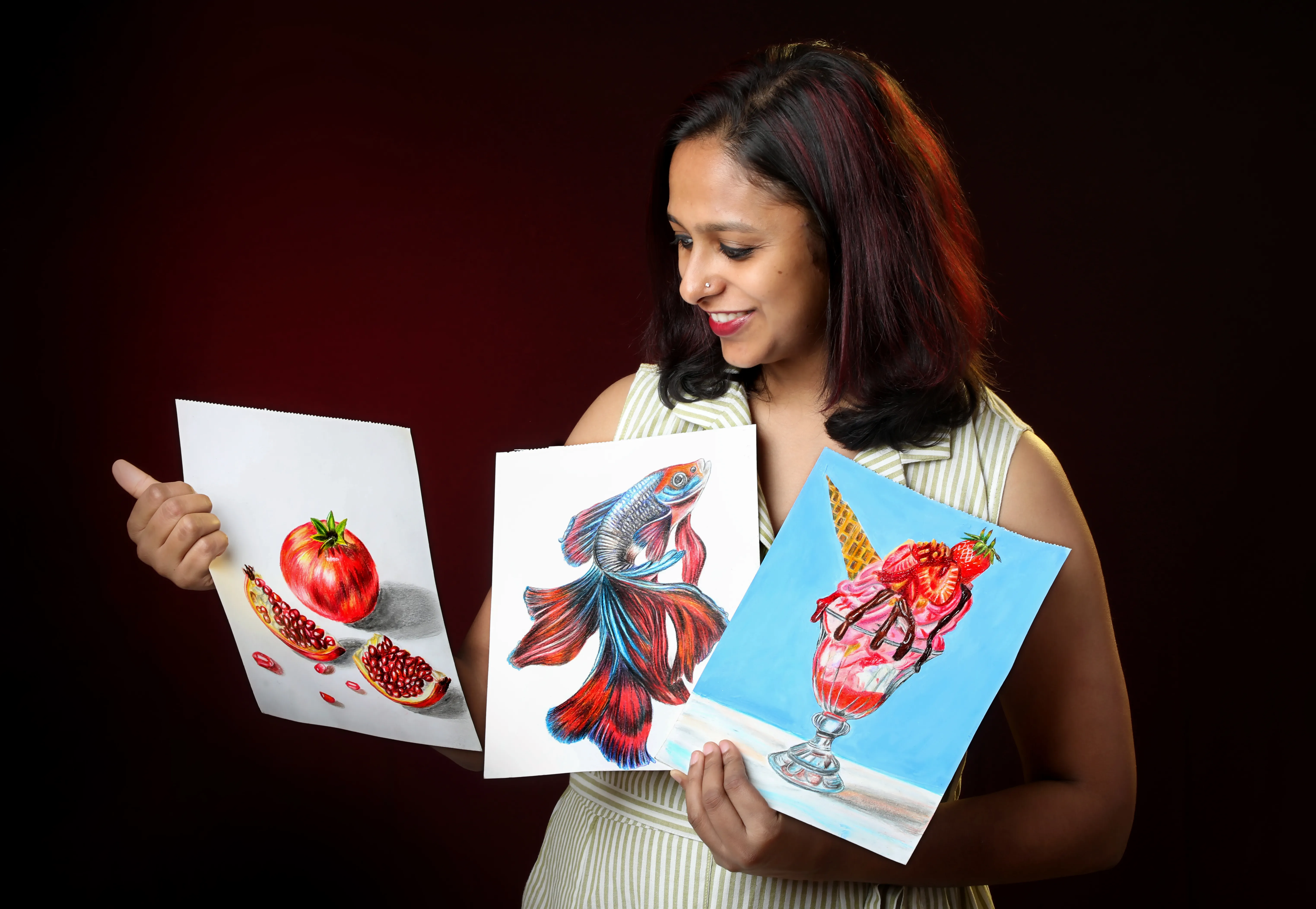 Anisha at work