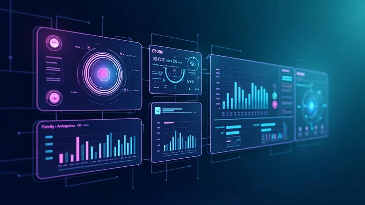 AI dashboard illustration