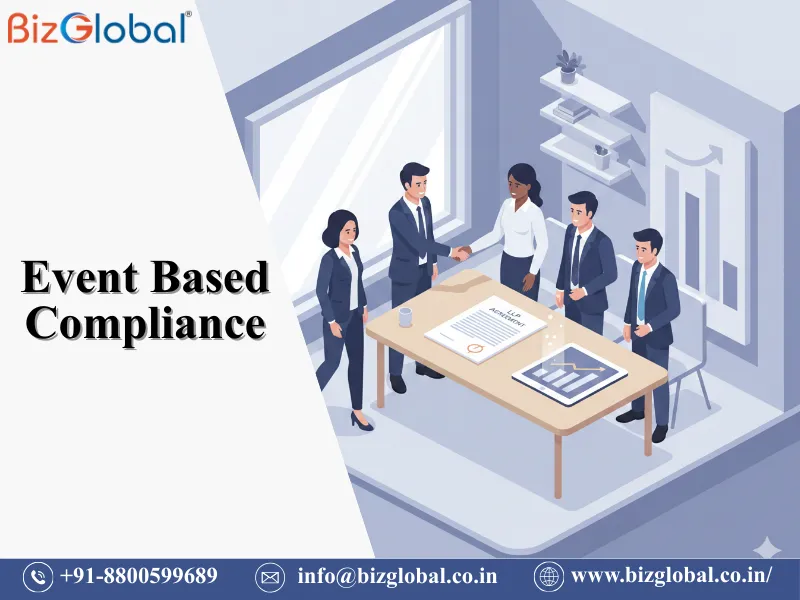 Event based compliance services for director, capital and company changes