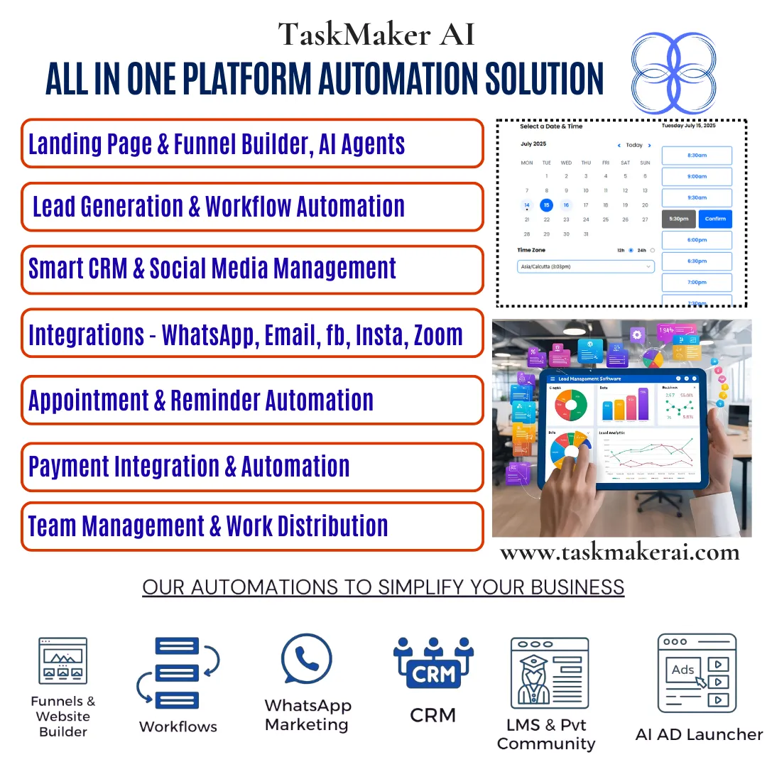 TaskMaker AI dashboard preview