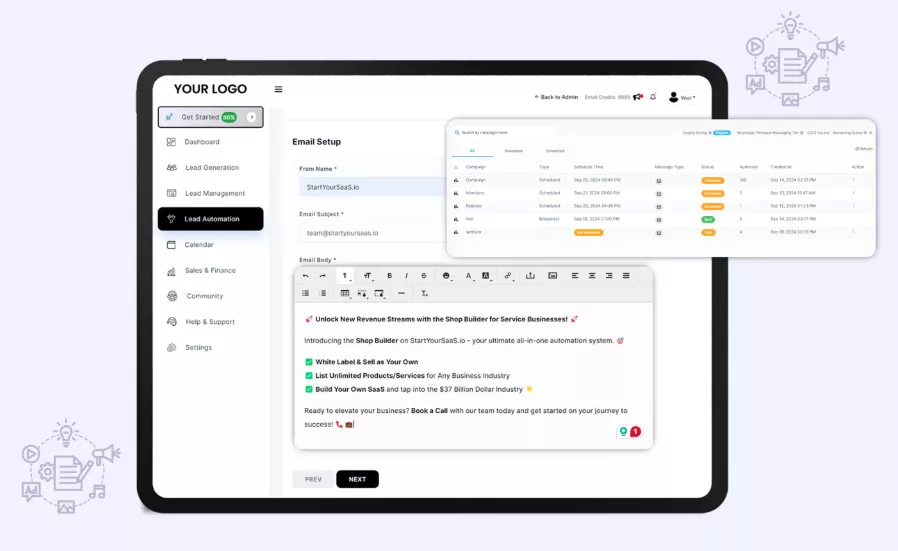 Email marketing campaigns
