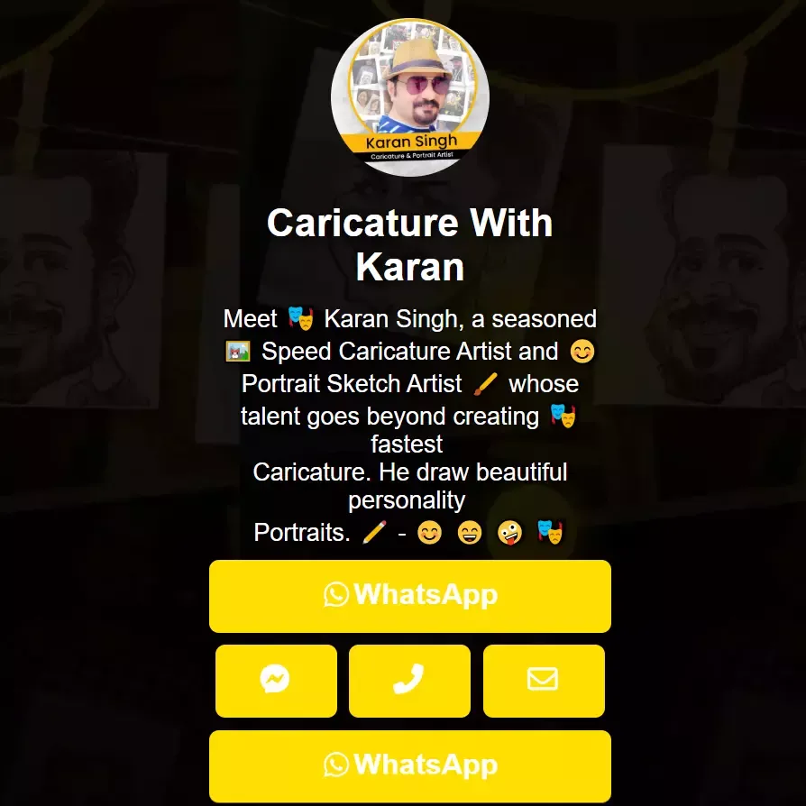 One link mini website