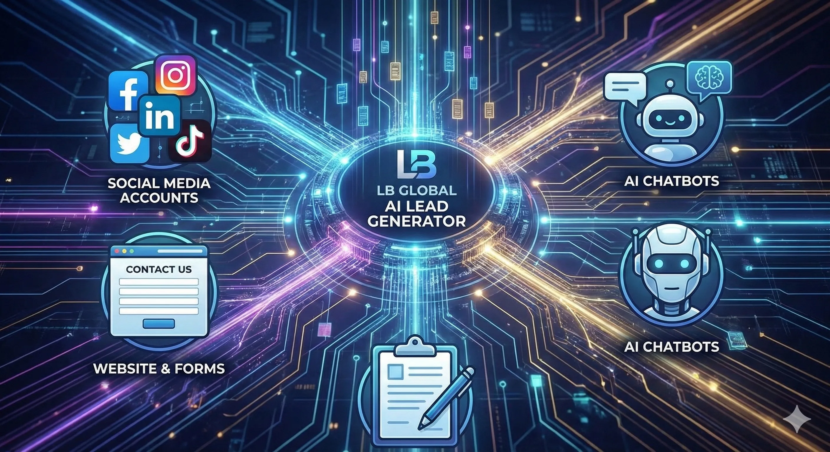 AI-powered multi-platform social media ads dashboard