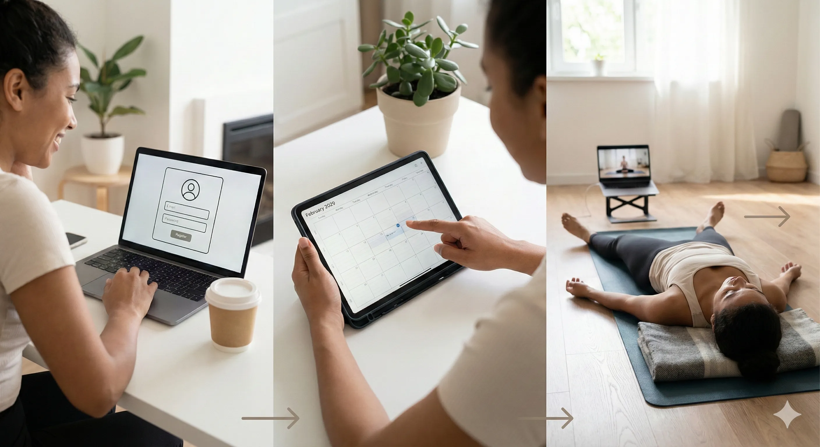 Simple visual walkthrough of the 3-step setup