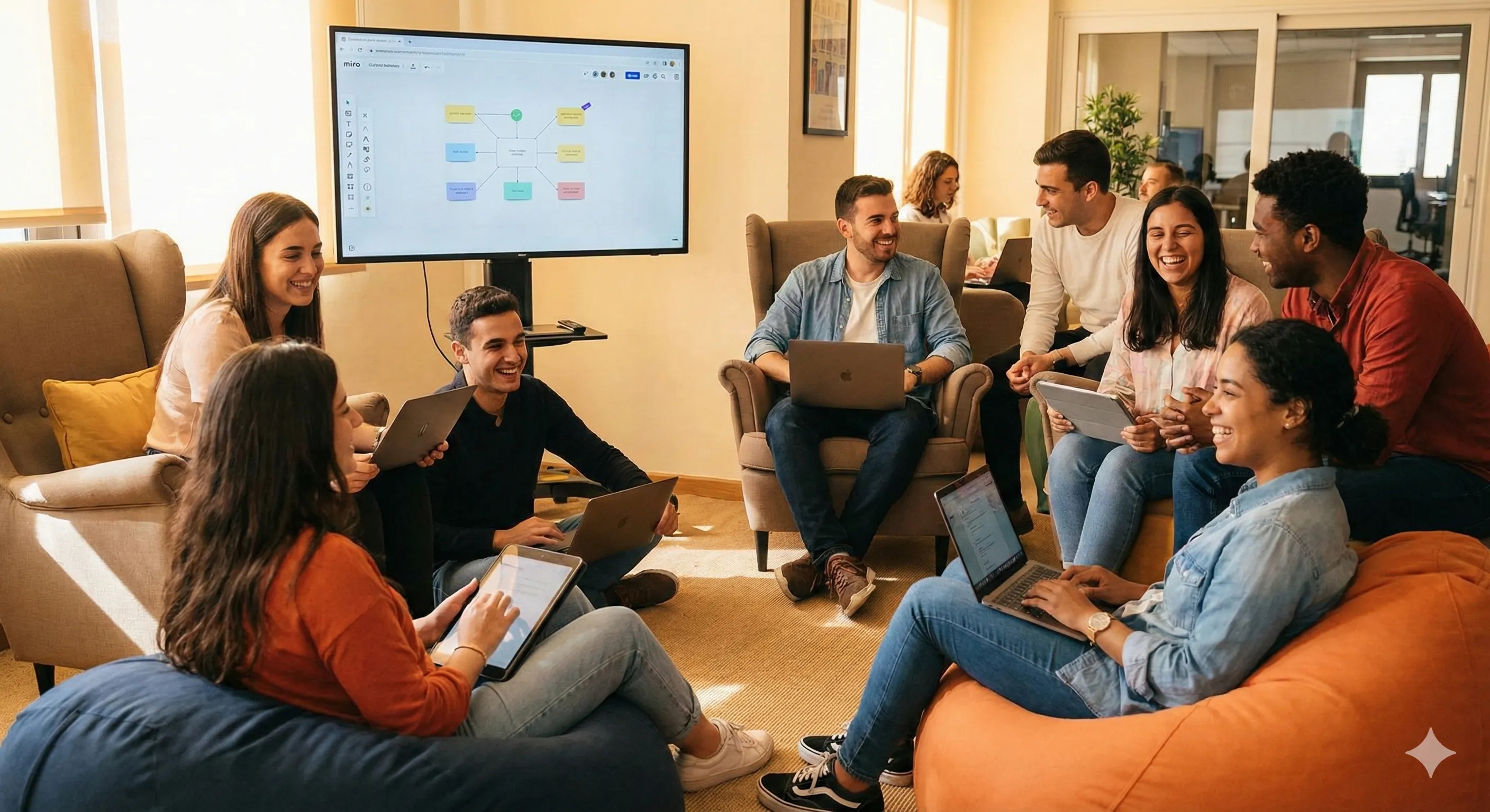 Private community feed with group discussions