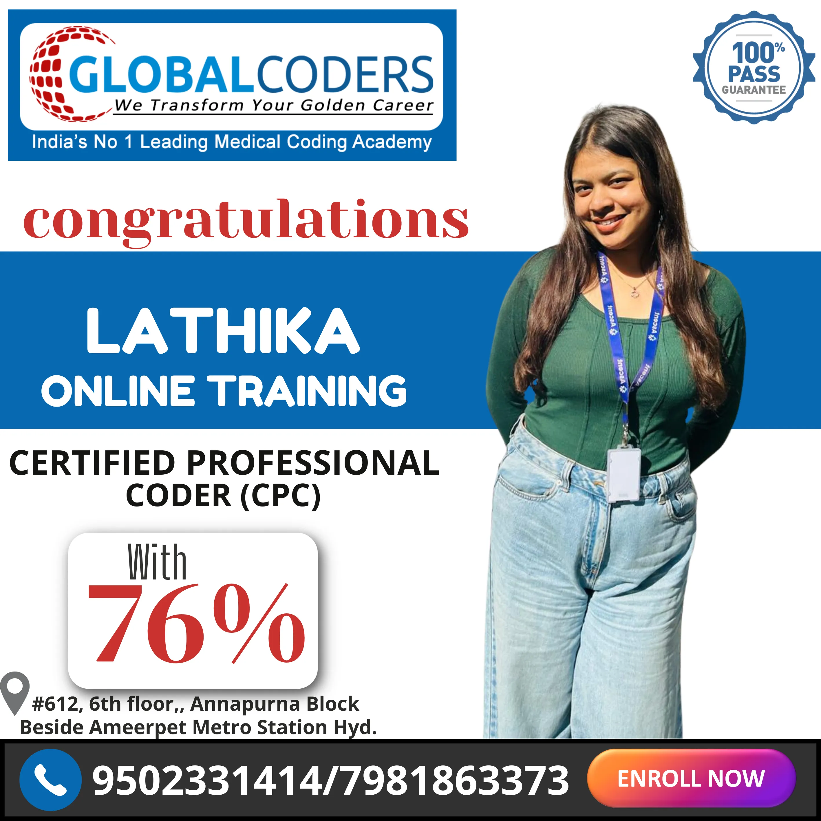 CPC Certified student