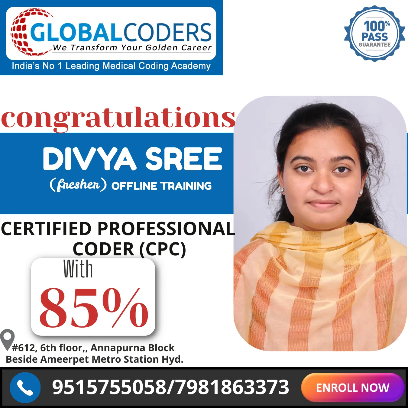 CPC Certified student