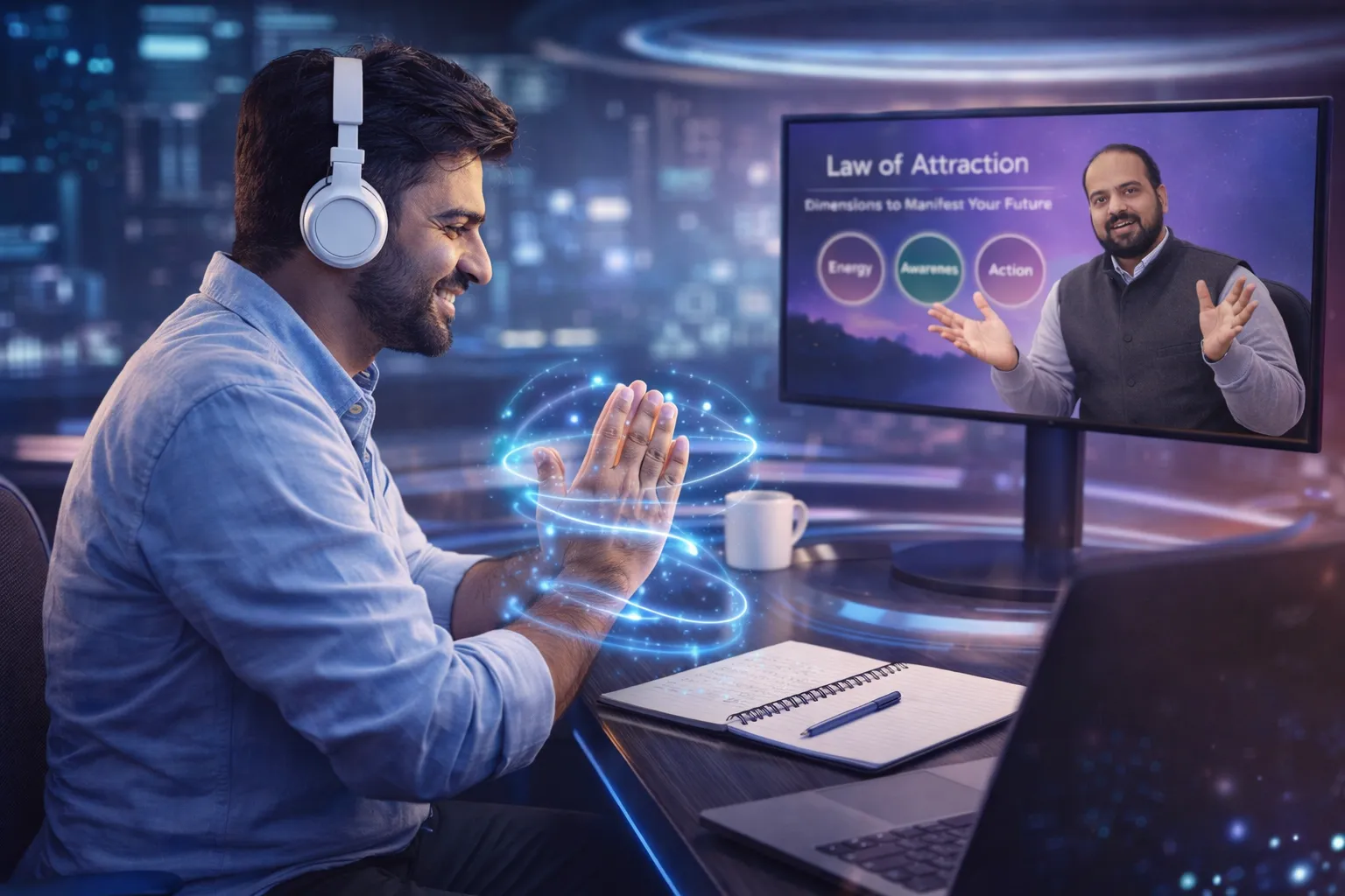 Smiling man in a formal vest and tie, arms crossed, exuding confidence.
