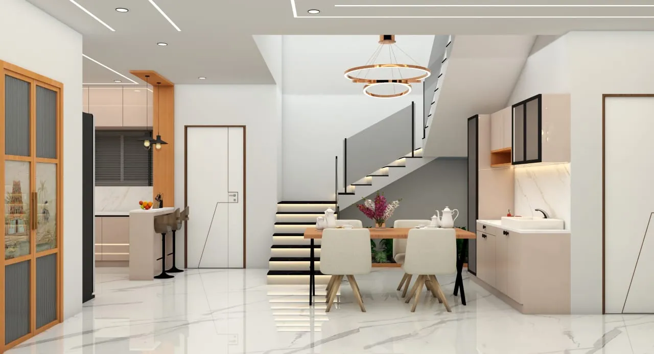 Workers on a high-rise building construction site in Denizli, Türkiye, showcasing teamwork and safety.