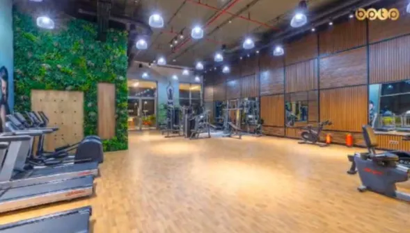 Spacious indoor swimming pool with loungers. Perfect for relaxation and leisure.