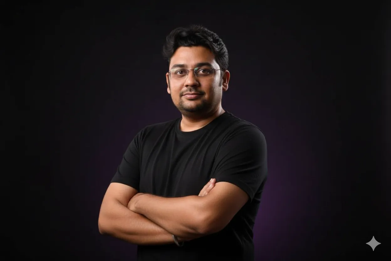 Professional blonde businesswoman in office with shelves. Confident and poised in corporate attire.