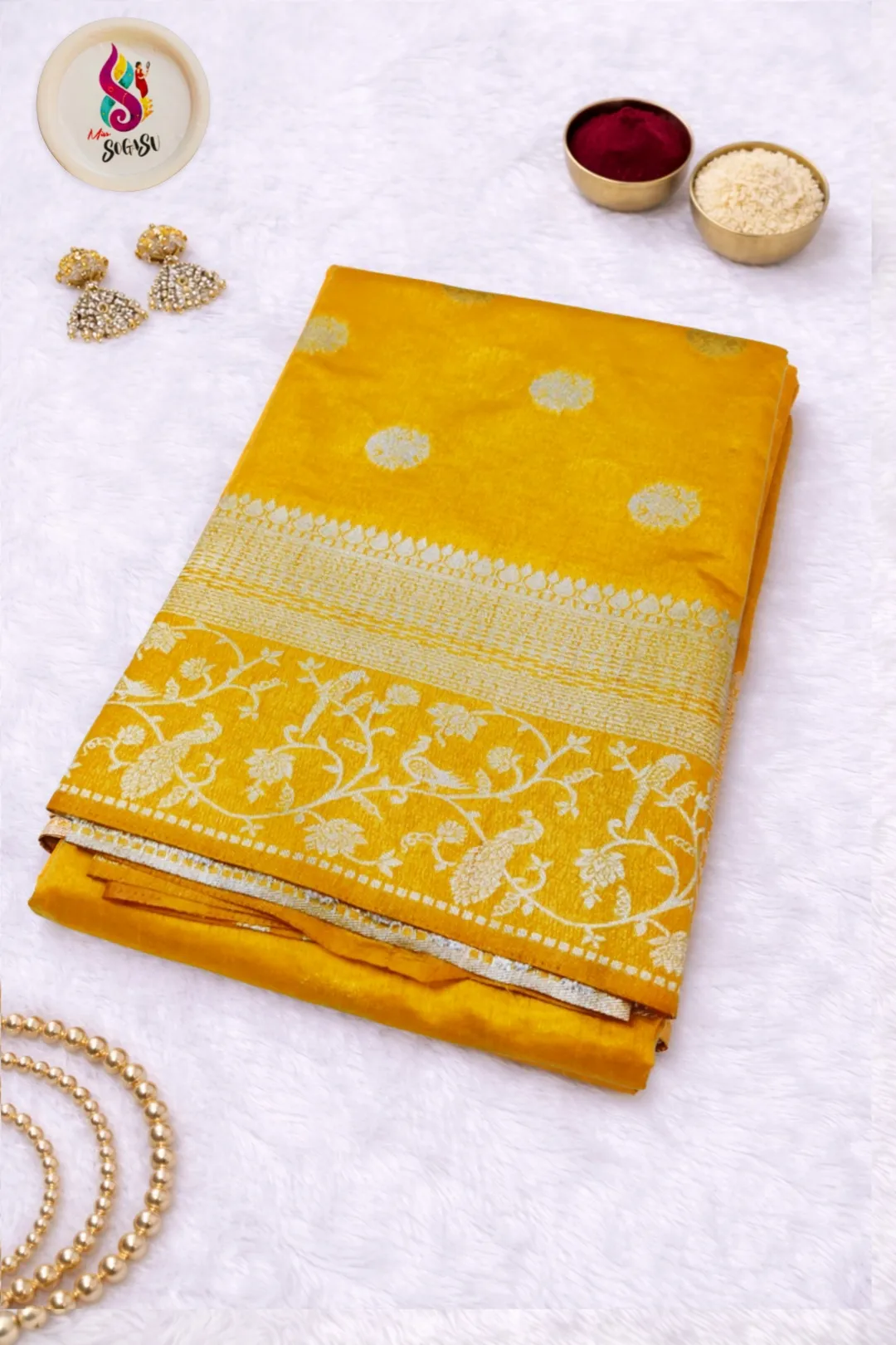 Teal georgette saree with sequin work