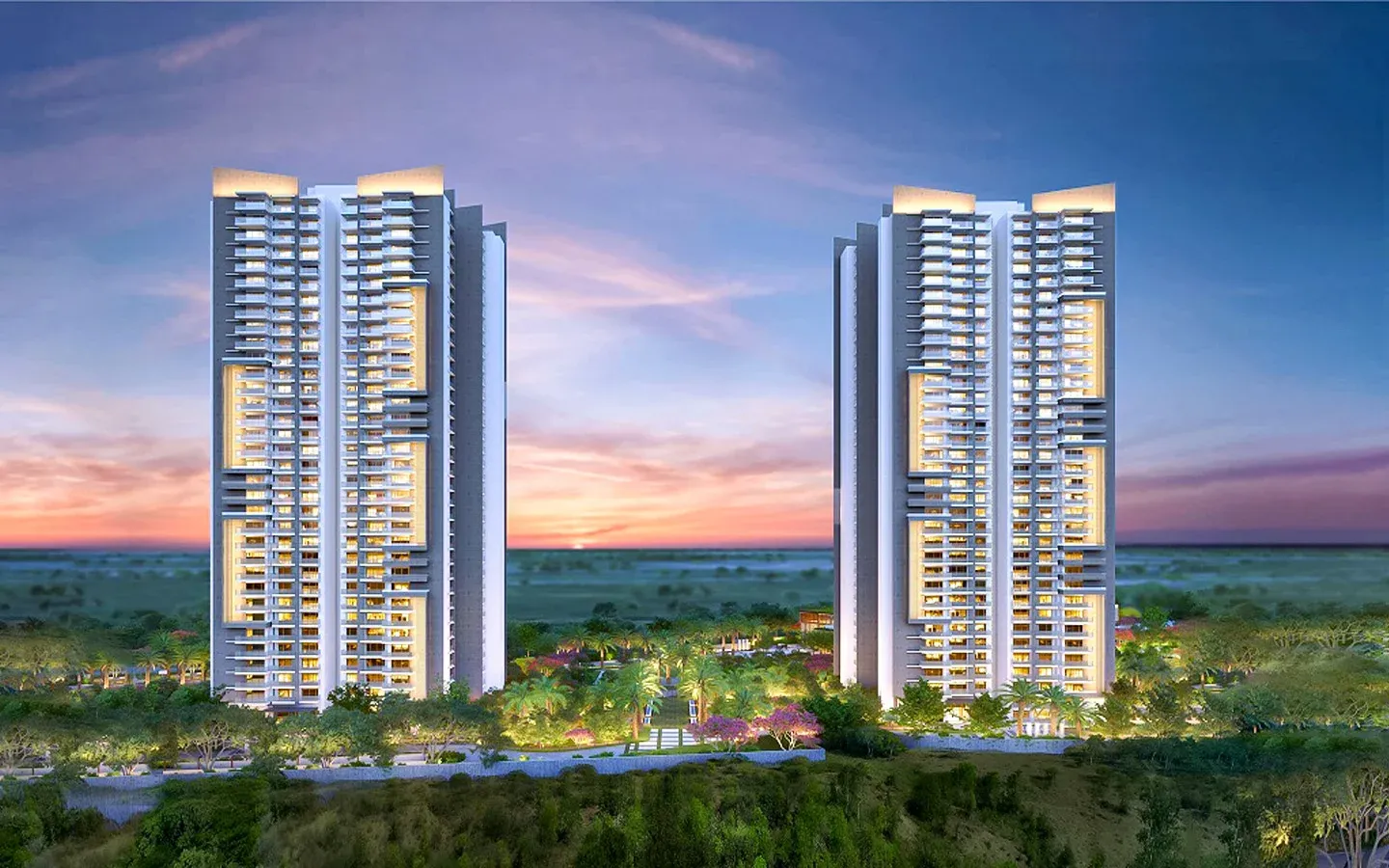 Modern real estate building