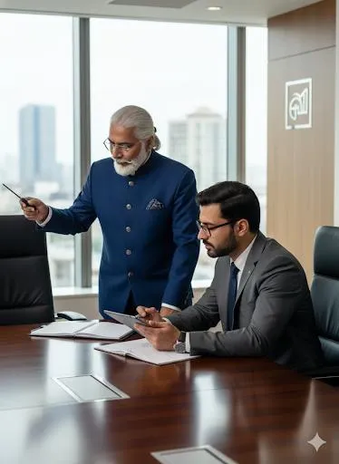 Business growth abstract visual