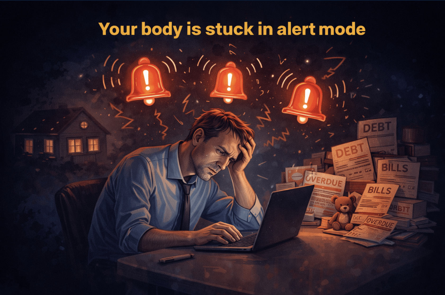 Your body is stuck in alert mode